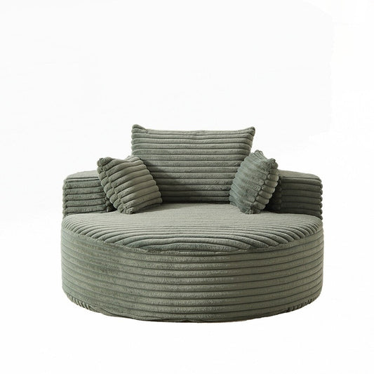 Corduroy Sponge single sofa,No Assembly Required