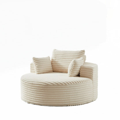 Corduroy Sponge single sofa,No Assembly Required