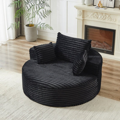 Corduroy Sponge single sofa,No Assembly Required