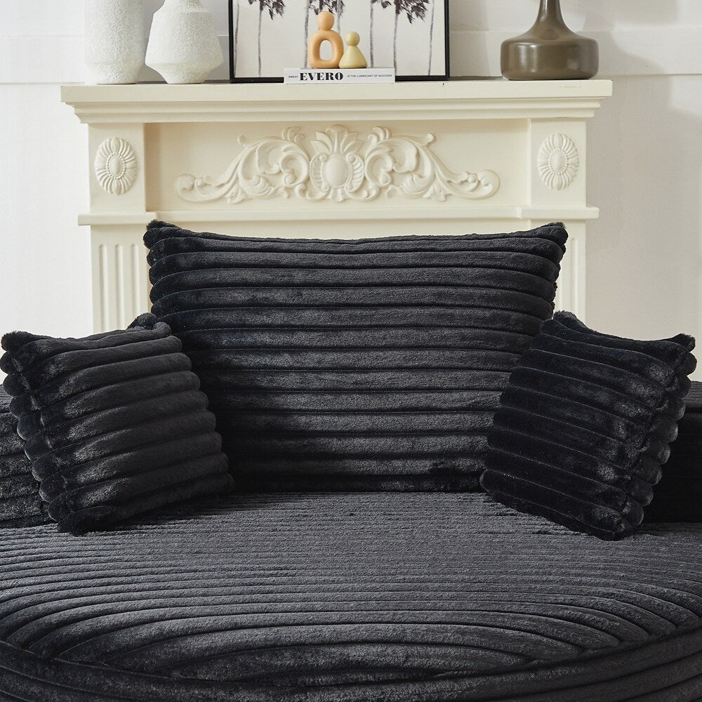 Corduroy Sponge single sofa,No Assembly Required