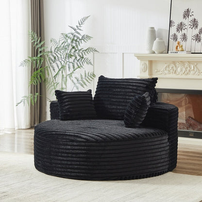 Corduroy Sponge single sofa,No Assembly Required