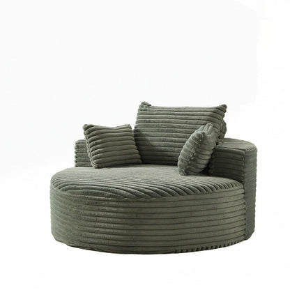Corduroy Sponge single sofa,No Assembly Required