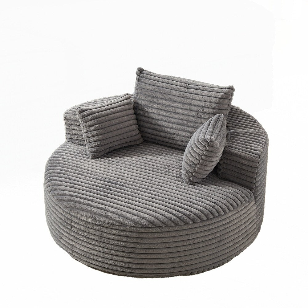 Corduroy Sponge single sofa,No Assembly Required