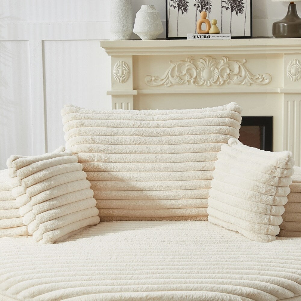 Corduroy Sponge single sofa,No Assembly Required