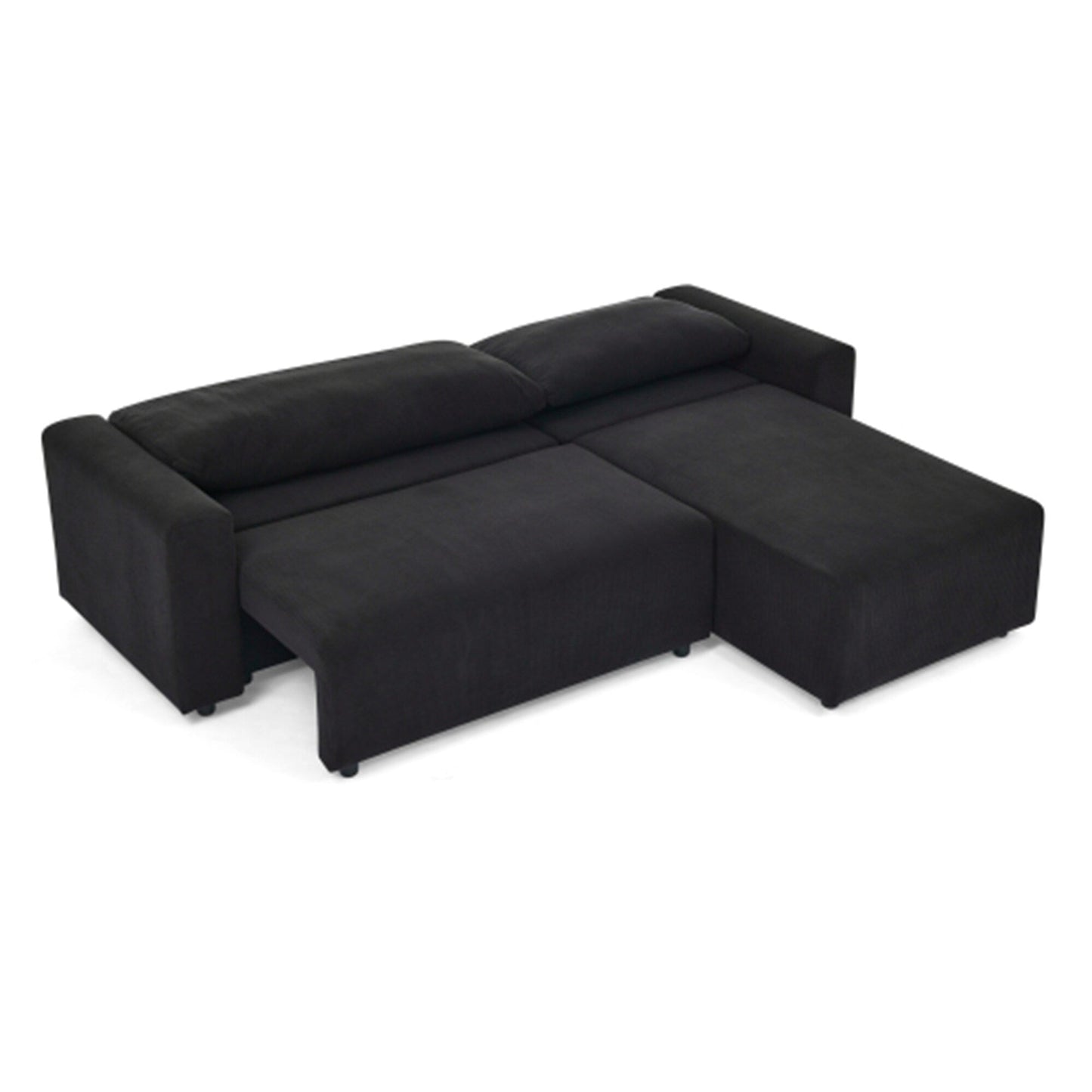 Corduroy Upholstered 3 Seater Sofa Bed