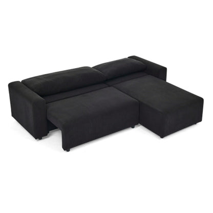 Corduroy Upholstered 3 Seater Sofa Bed