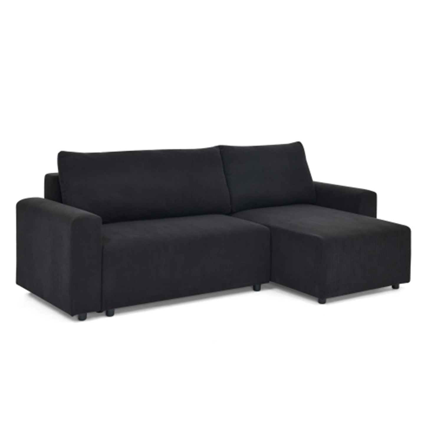 Corduroy Upholstered 3 Seater Sofa Bed