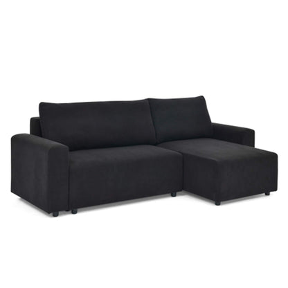 Corduroy Upholstered 3 Seater Sofa Bed