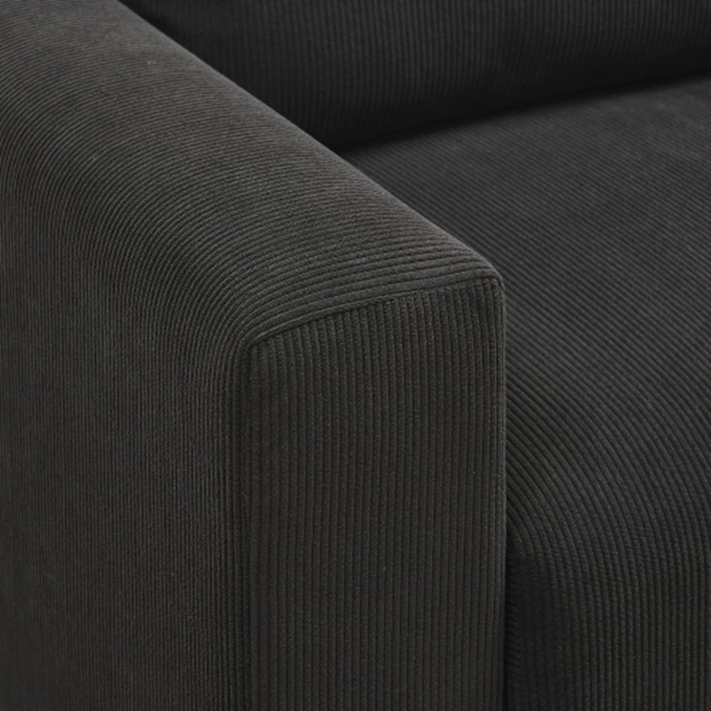 Corduroy Upholstered 3 Seater Sofa Bed