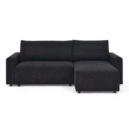 Corduroy Upholstered 3 Seater Sofa Bed