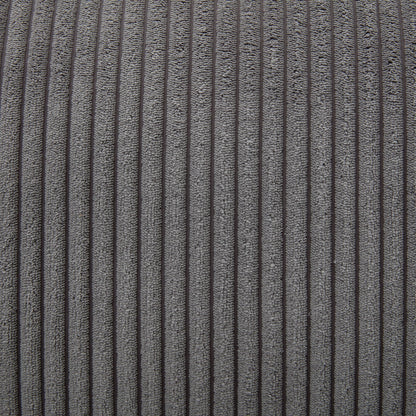 Corduroy Upholstered 3-seater Sofa with Removable Cushions