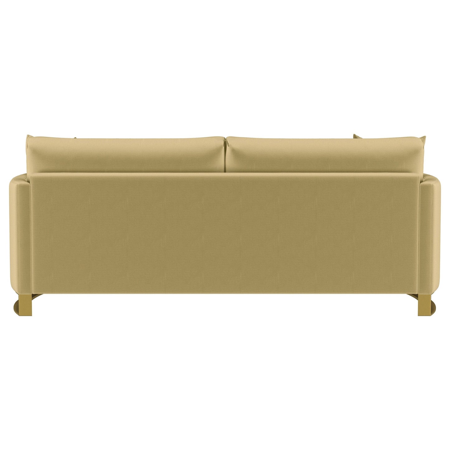 Corliss Upholstered Curved Track Arm Sofa Camel
