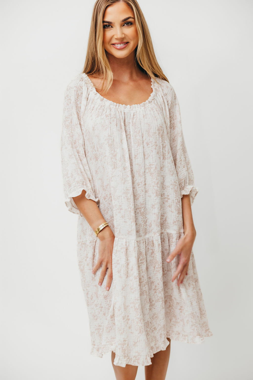 Cotton House Dress in Hampton Pink - Bump Friendly