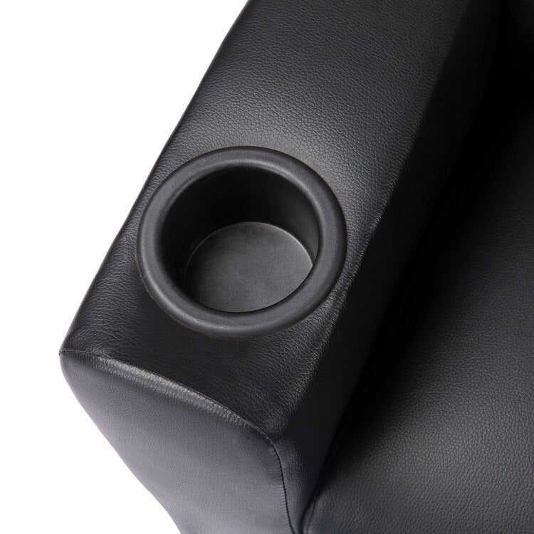 Deluxe Kids Recliner Chair with Footrest Headrest and 2 Cup Holders Microfiber Kids Recliner for Age 3+ Years