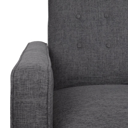 Denison Upholstered Loveseat Pushback Recliner by Christopher Knight Home