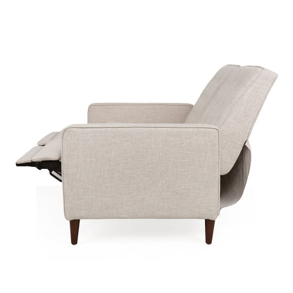 Denison Upholstered Loveseat Pushback Recliner by Christopher Knight Home
