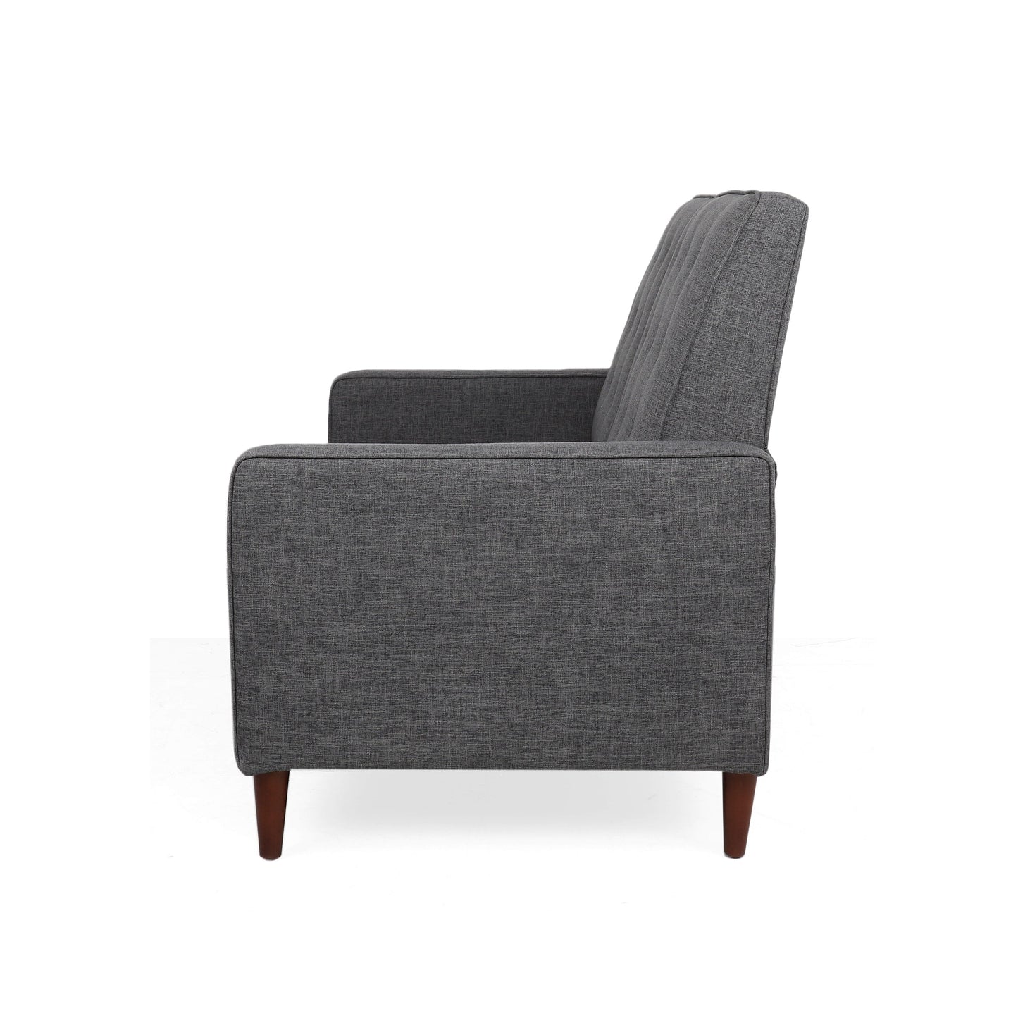 Denison Upholstered Loveseat Pushback Recliner by Christopher Knight Home