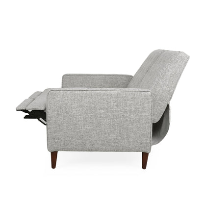 Denison Upholstered Loveseat Pushback Recliner by Christopher Knight Home