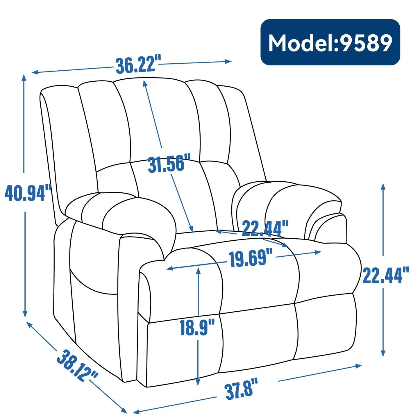 Dual Motor Power Lift Chenille Recliner Chair with Massage and Heat for Elderly People, Lazy Boy Single Sofa, Infinite Position