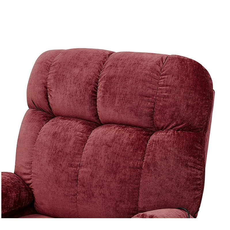 Dual OKIN Motor Power Lift Recliner Chair for Elderly, Infinite 105°-180° Recline, Heat & Massage with 8 Vibrating Points