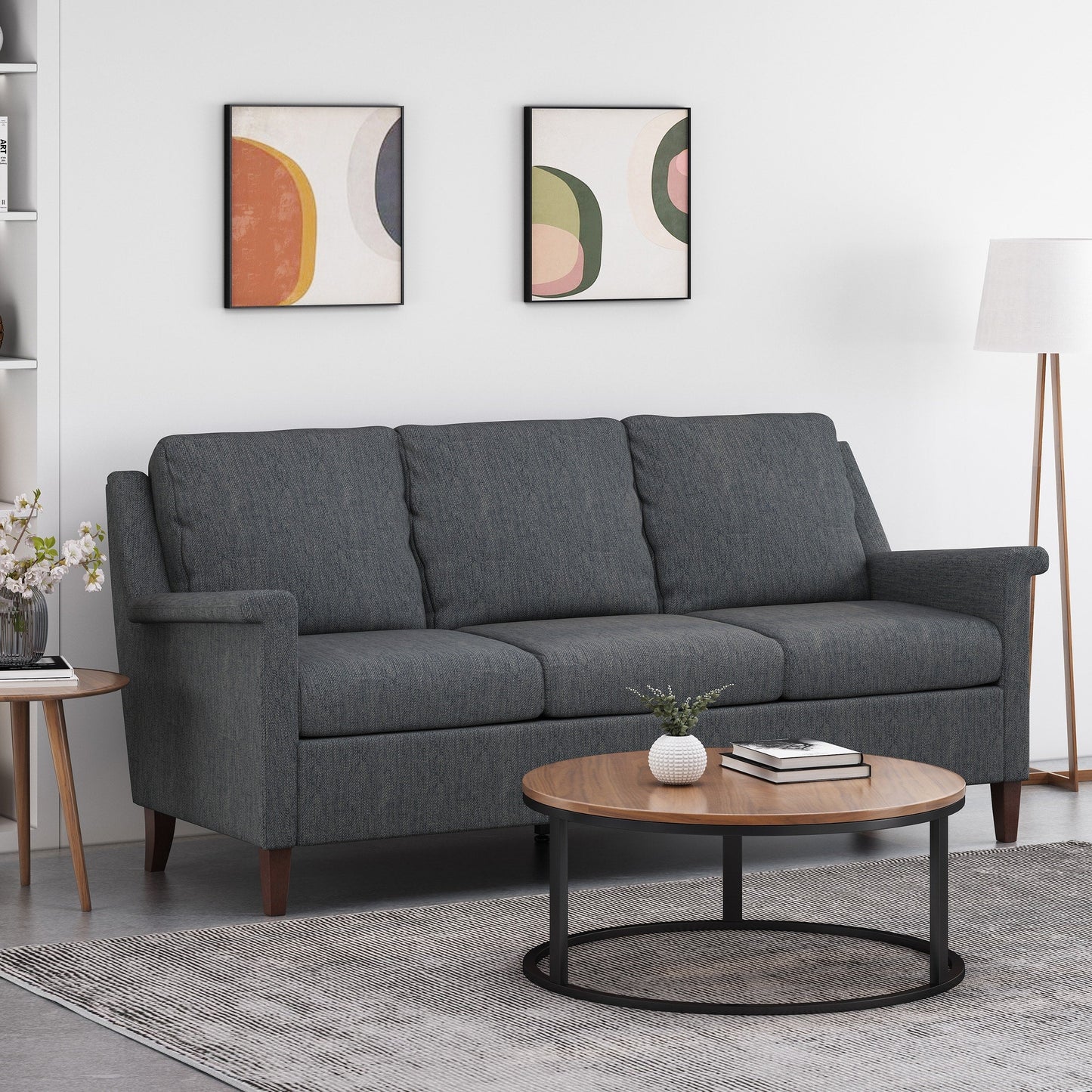Dupont Modern 3-seat Fabric Sofa by Christopher Knight Home