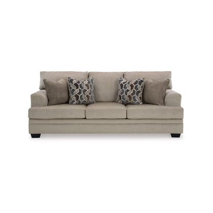Ead Sofa Sleeper, Memory Foam Queen Bed, 4 Accent Pillows, Taupe Brown