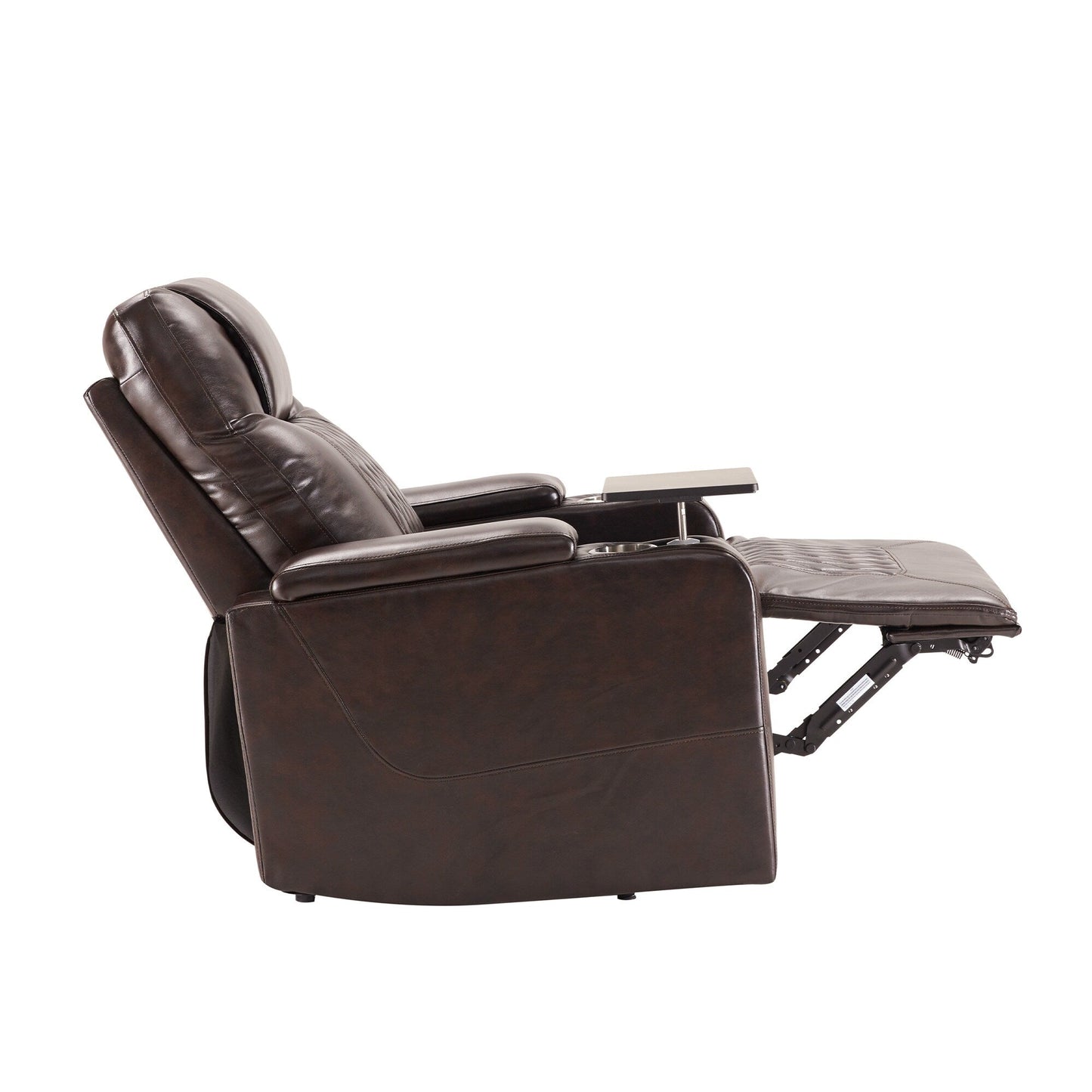 Electric Power Recliner with USB Charging, 360° Swivel Tray, Dual Cup Holders and Arm Storage