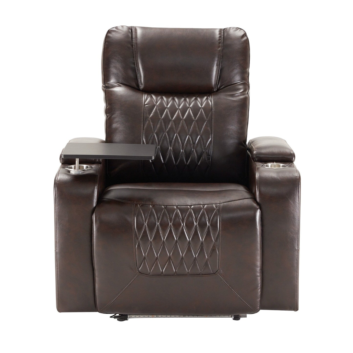 Electric Power Recliner with USB, Swivel Tray & Arm Storage