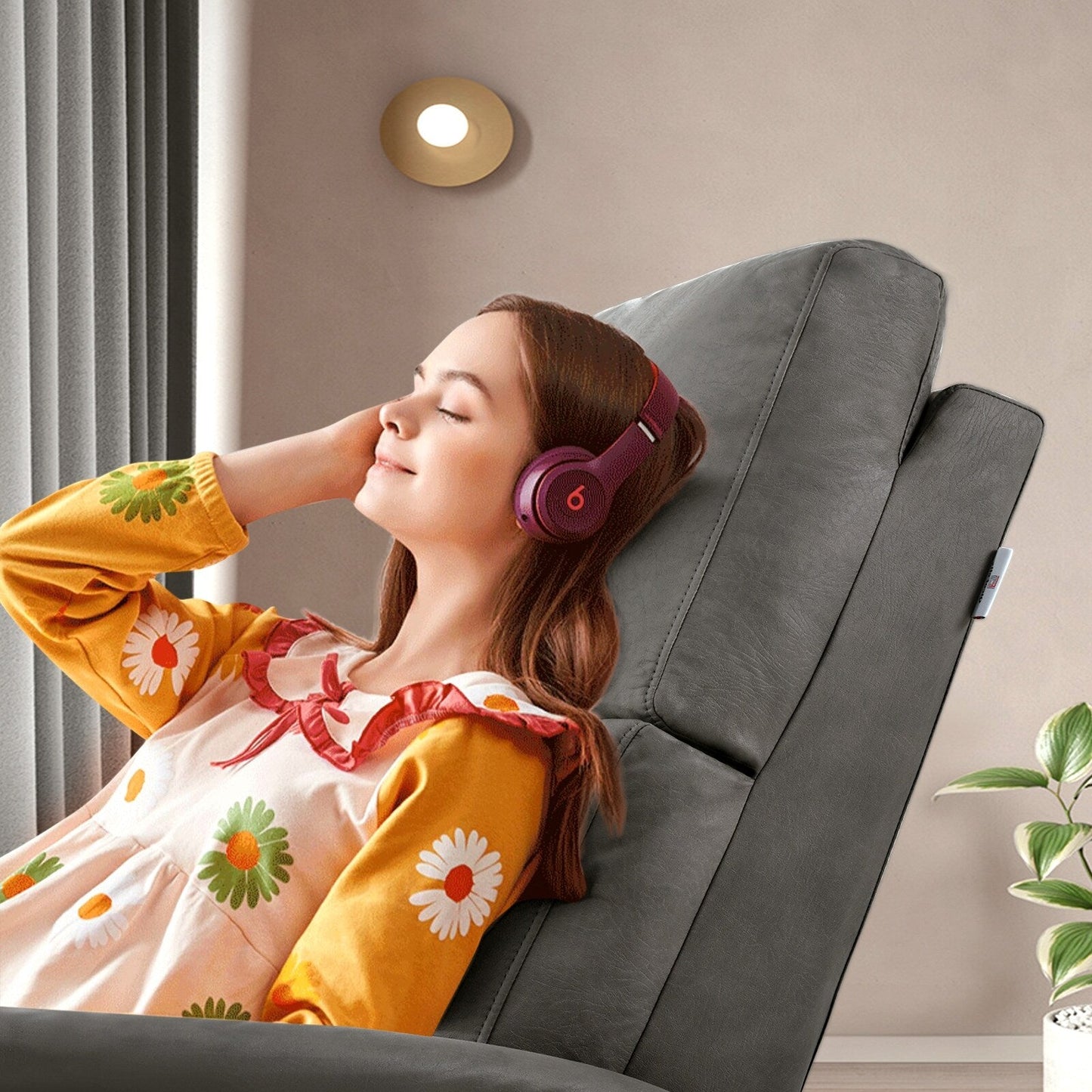 Electric Power Reclining Chair with USB Port, Side Control, and Comfortable Backrest for Small Spaces