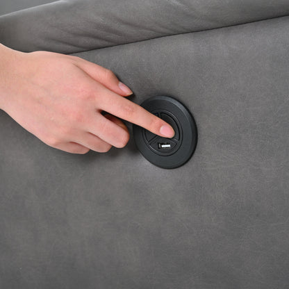 Electric Power Reclining Chair with USB Port, Side Control, and Comfortable Backrest for Small Spaces