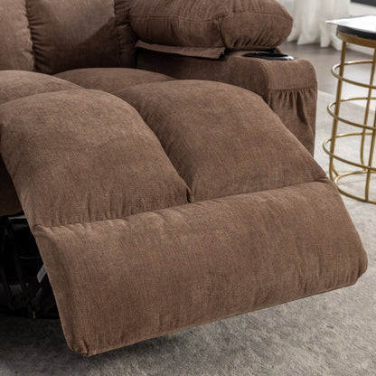 Electric Recliner Chair with 139° Adjustable Recline, 8-Point Massage & Lumbar Heat, Okin Motor, USB Charging, and Side Storage