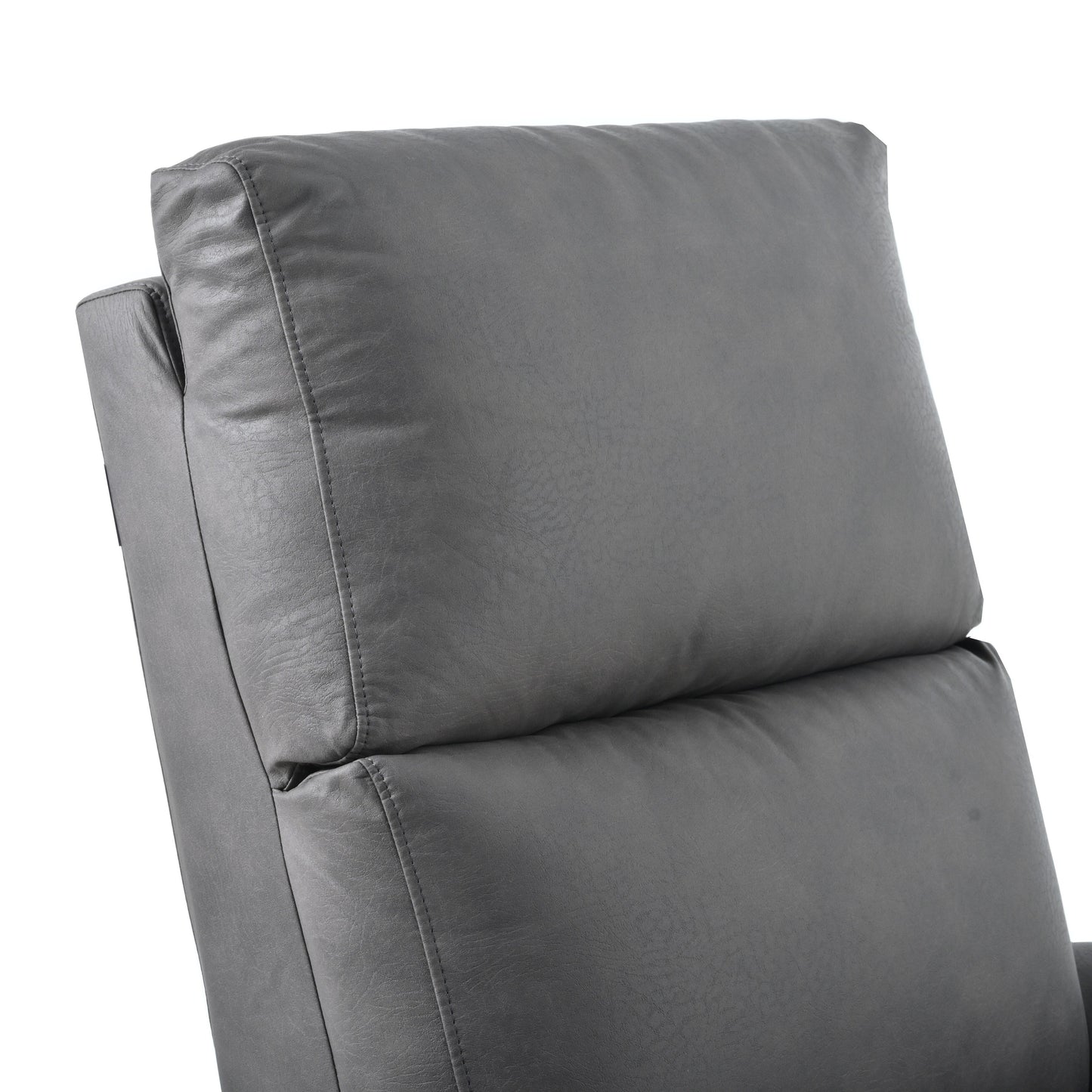 Electric Recliner Chair with USB Charging, Comfortable Seating, and Side Control Panel for Living Room Relaxation