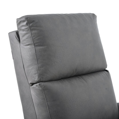 Electric Recliner Chair with USB Charging, Comfortable Seating, and Side Control Panel for Living Room Relaxation