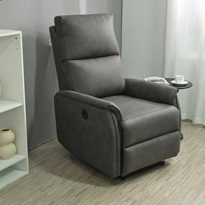 Electric Recliner Chair with USB Ports, Comfortable Seating, and Side Control, Perfect for Living Room