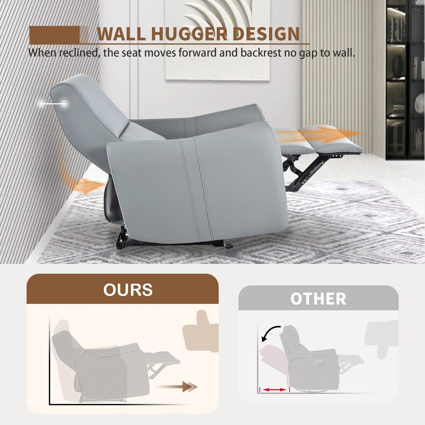 Electric Recliner for Living Room