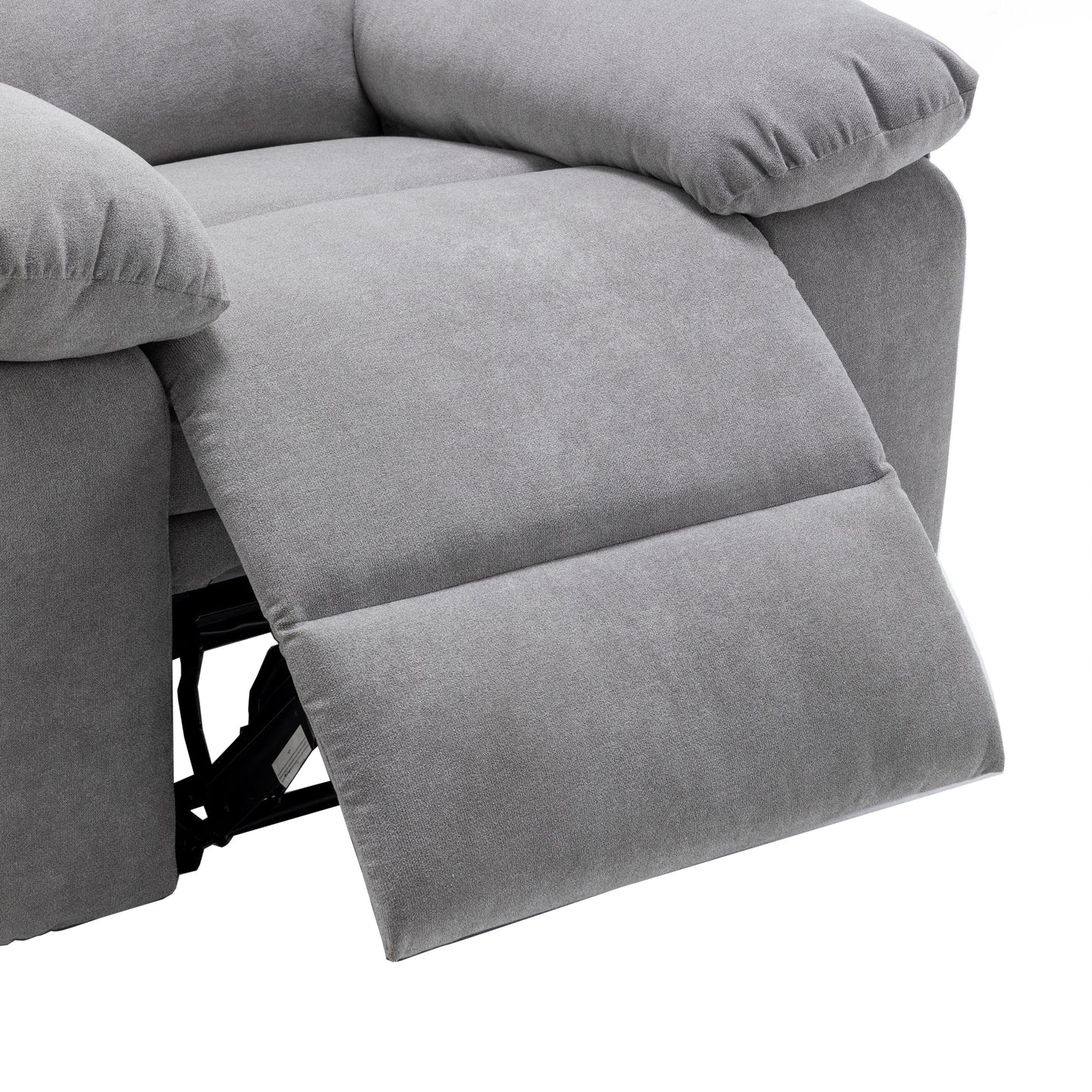 Electric Recliner with Massage, Lumbar Heating, Side Pocket and Steel Frame Support