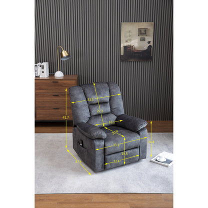 Electric Reclining Lift Chair with Massage, Heat, and Remote Control