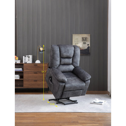 Electric Reclining Lift Chair with Massage, Heat, and Remote Control