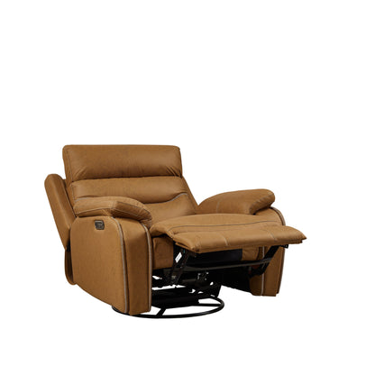 Electric Swivel Rocker Recliner with Dual Motors, USB & One?Touch Reset