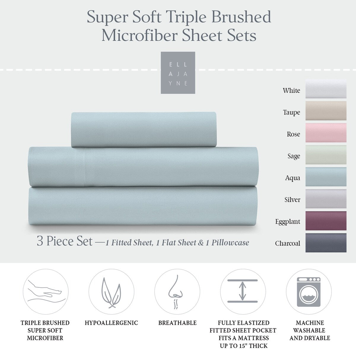 Ella Jayne Cozy Touch Sheets