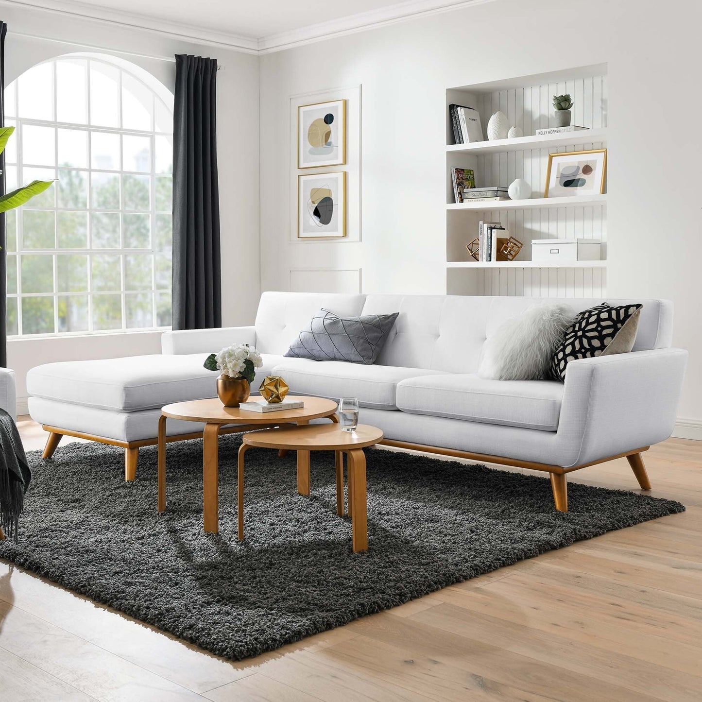 Left-Facing Sectional Sofa
