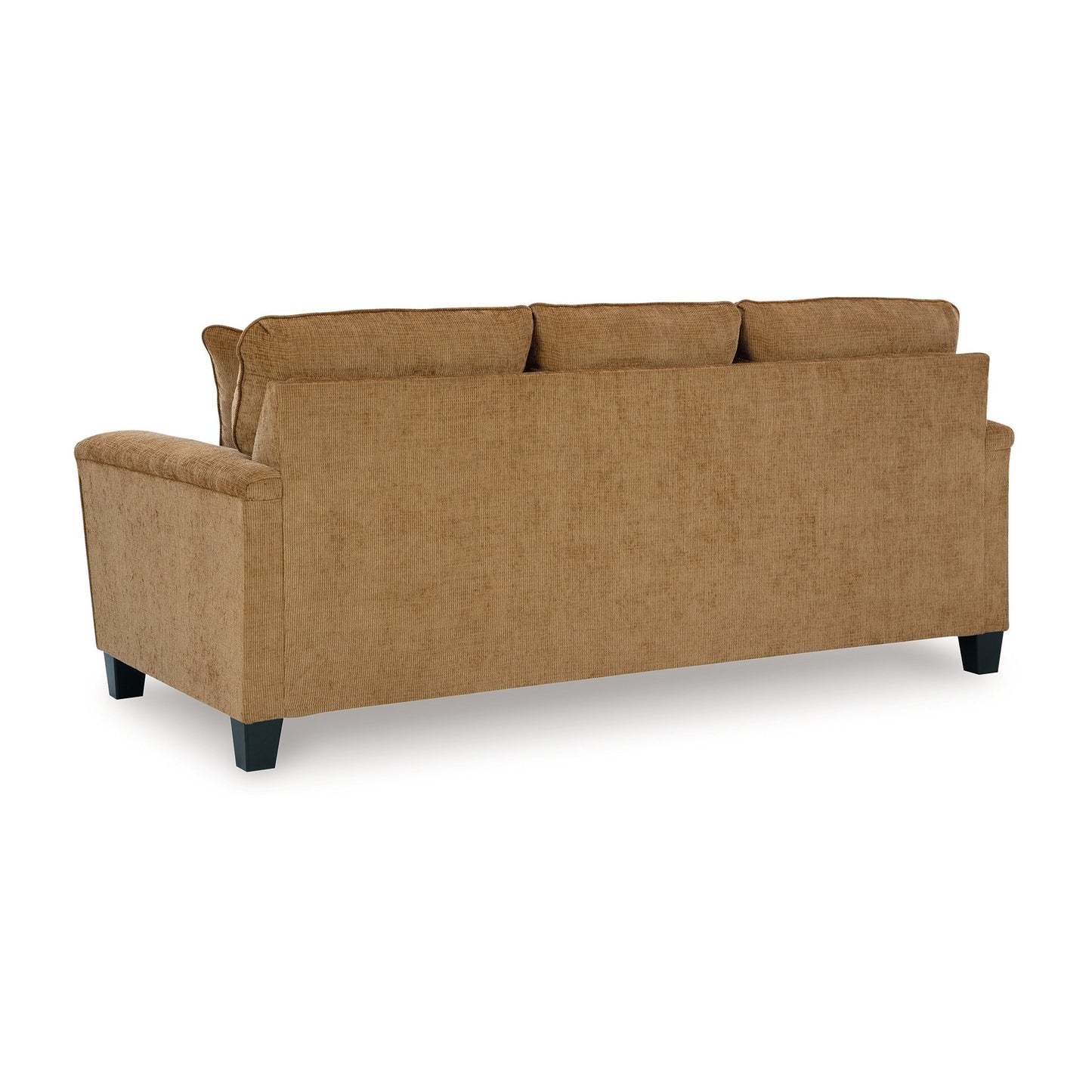 Erin Sofa, 2 Accent Throw Pillows, 89 Inch Plush Light Brown Polyester