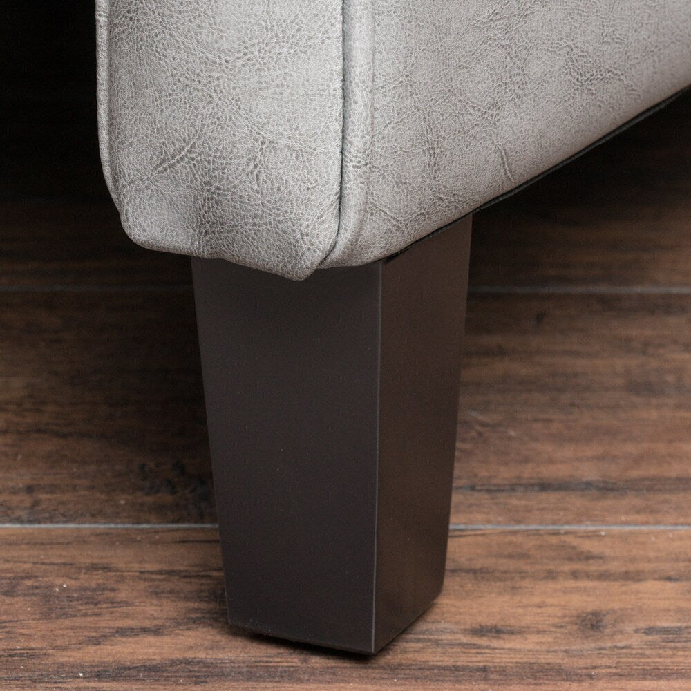 Ethan Tufted Bonded Leather Recliner Chair by Christopher Knight Home