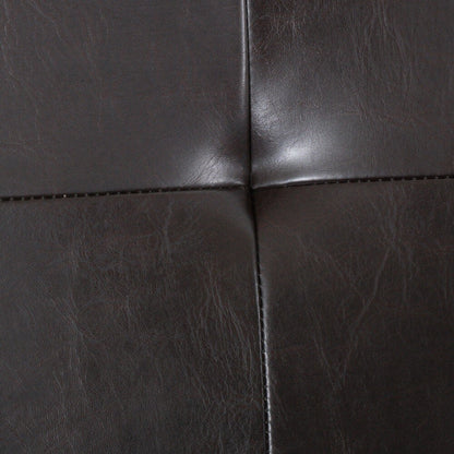 Ethan Tufted Bonded Leather Recliner Chair by Christopher Knight Home