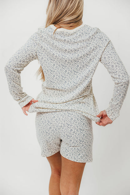 Rori Maternity Pajama Set in Ivory - Bump Friendly