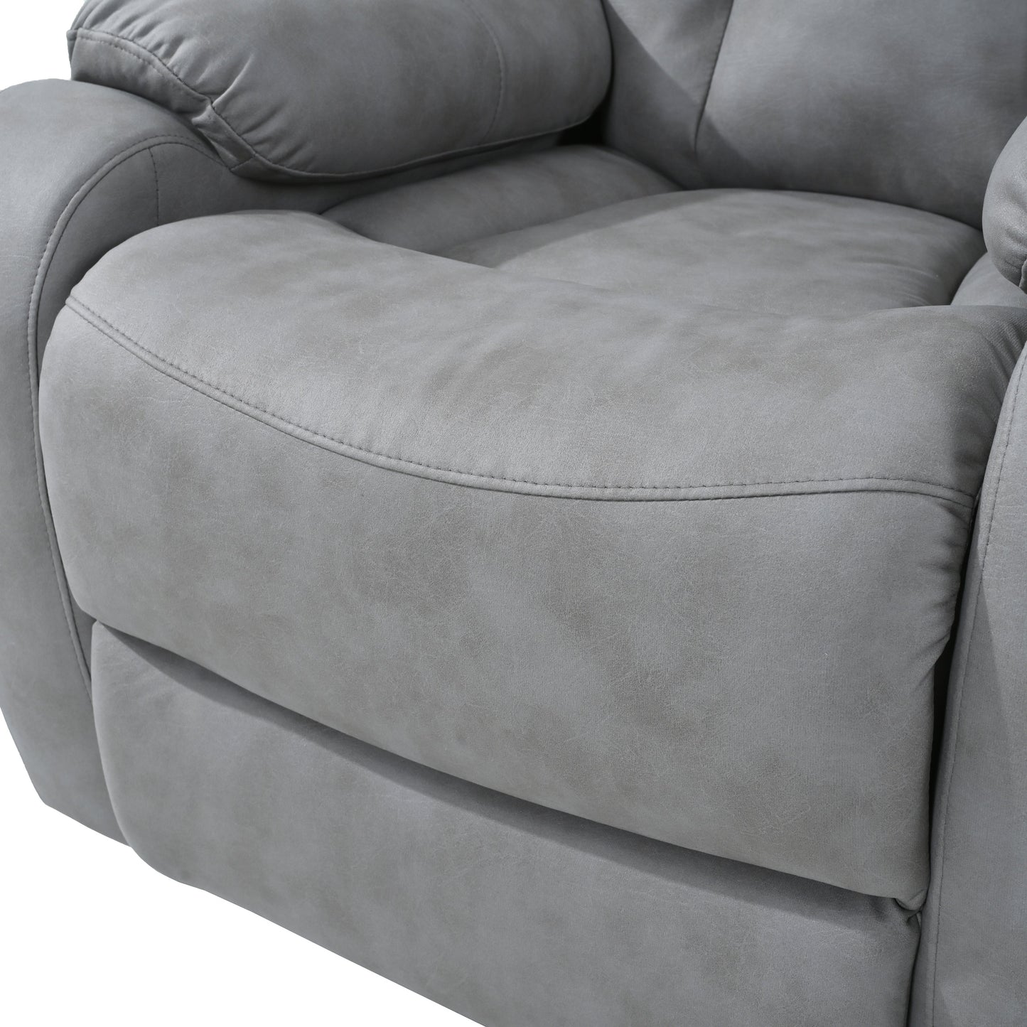Fabric Power Lift Recliner with Remote, Overstuffed Cushions, Side Storage Pocket, and Durable Heavy-Duty Frame for Seniors
