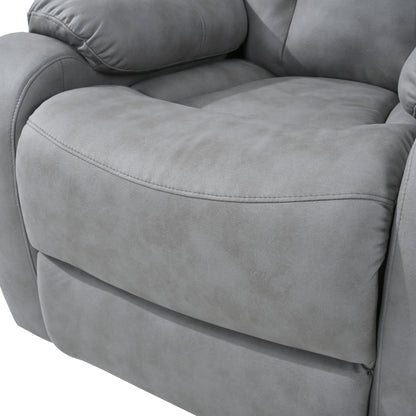 Fabric Power Lift Recliner with Remote, Overstuffed Cushions, Side Storage Pocket, and Durable Heavy-Duty Frame for Seniors