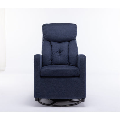 Fabric Swivel Rocking Chair Gilder Chair