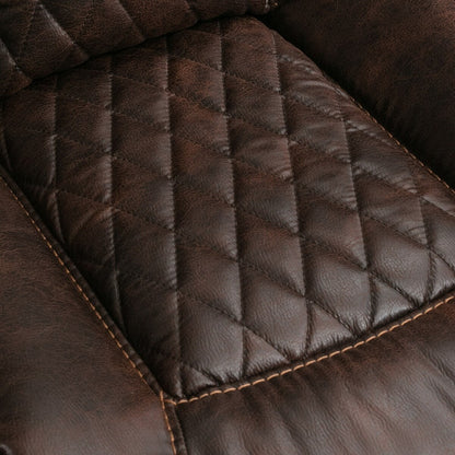 Ebello Leather Electric Power Recliner with Comfortable Footrest for Living Room