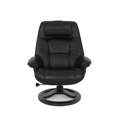 Fjords Admiral R Leather Recliner and Ottoman